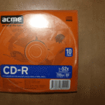 CD-R ACME 1pk диск 80min/700 52Х Paper Sleeves 10pcs. Диск MSTACM-108G