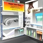 Курс по моделированию  предметов мебели  3ds max