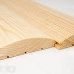 Блок-хаус сосна 4000-4500x105-125-135x25x35 мм