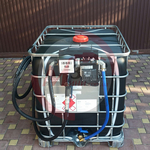 Мини АЗС, заправка топлива на базе еврокуба