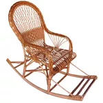 Плетеная мебель от прозводителя, Кресло-качалка с косой