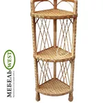 Плетеная мебель оптом, Полка из лозы (угловая)