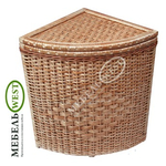 Плетеная мебель цены, Корзина для белья угловая