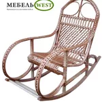 Плетеная мебель из лозы, Кресло-качалка Буковая Плюс