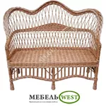 Плетеная мебель купить, Скамейка Простая
