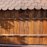 Забор под старину, оформление территории