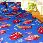 Детская постель недорого - комплект Молния Маккуин, ранфорс