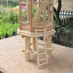 Клетка для белочки. Домик – дупло для белочки. Кормушка для белочки.