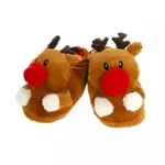 Тапки домашние мужские GBO 41/42 светло коричневый-красный F01-300003