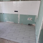 Укладка плитки в новострое