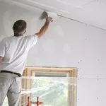 Шпаклевка стен потолка 
