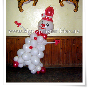 Воздушные шары на Новый год Киев,  оформление новогодних корпоративов.
