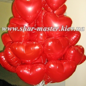 Воздушные шары на День Валентина,  23 февраля,  8 Марта Киев.