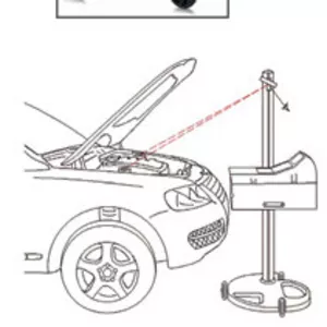 Прибор для диагностики регулировки света фар