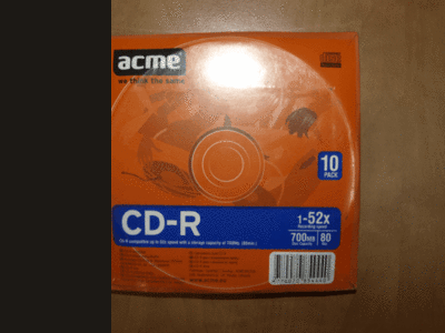 CD-R ACME 1pk диск 80min/700 52Х Paper Sleeves 10pcs. Диск MSTACM-108G