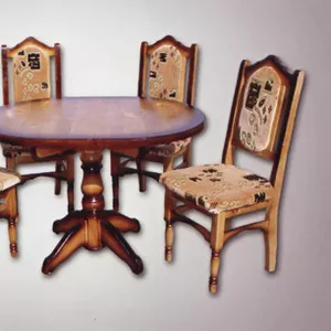 Элитные деревянные столы и стулья оптом