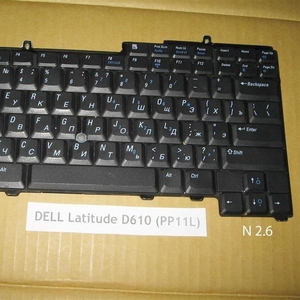  Клавиатура для ноутбука  Dell Latitude D610, 