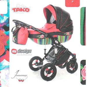 Детские коляски новинки,  Коляска универсальная TAKO Design Striped