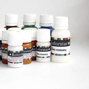 Промышленная краска для кожи,  кожзама,  резины и пвх ТМ Kolorstar 