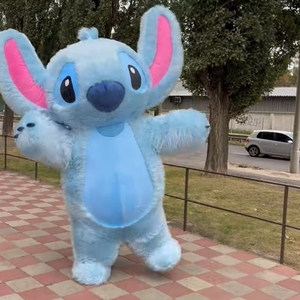 Костюм Стич надувной аниматору 250 см детские праздники,  корпоративы