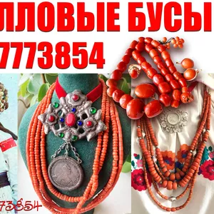 Купим дорого янтарные и коралловые бусы по всей Украине. Продать корраловые бусы дорого можно нам !