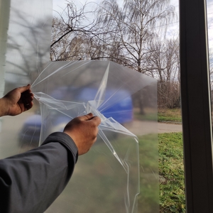 Плівка самоклеюча захисна малярна (універсальна) RULON (30м.)