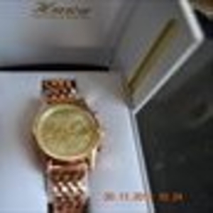 продам мужские золотые часы хронограф с золотым браслетом 