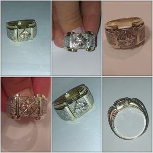 Продам мужской бриллиантовый перстень