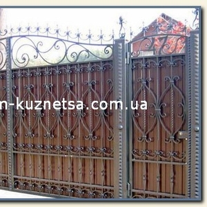 Кованые ворота,  перила,  калитки,  заборы от производителя в Киеве