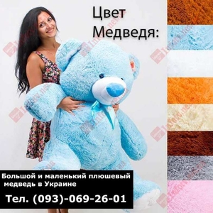 Большой и маленький плюшевый медведь,  подарок в Украине