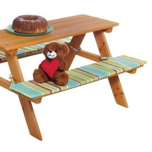 Детский складной стол с лавочками