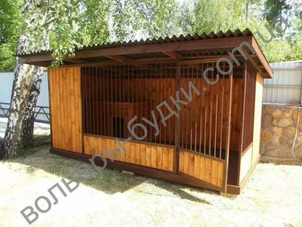 Вольеры для собак Киев, будки для собак Киев. 3