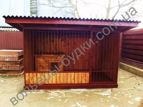 Вольеры для собак Киев, будки для собак Киев. 2