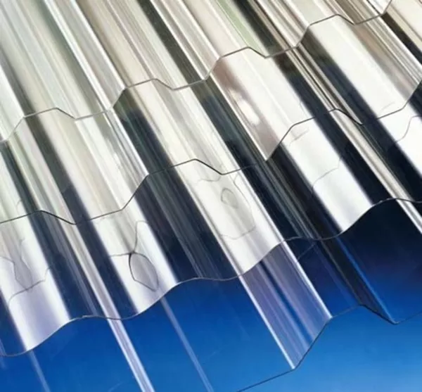 Прозрачный ударопрочный шифер.