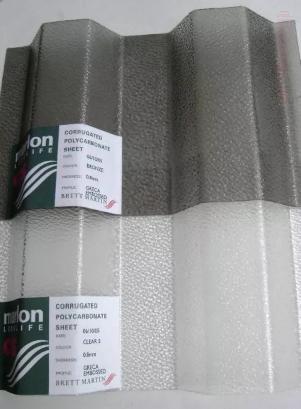 Прозрачный ударопрочный шифер. 4