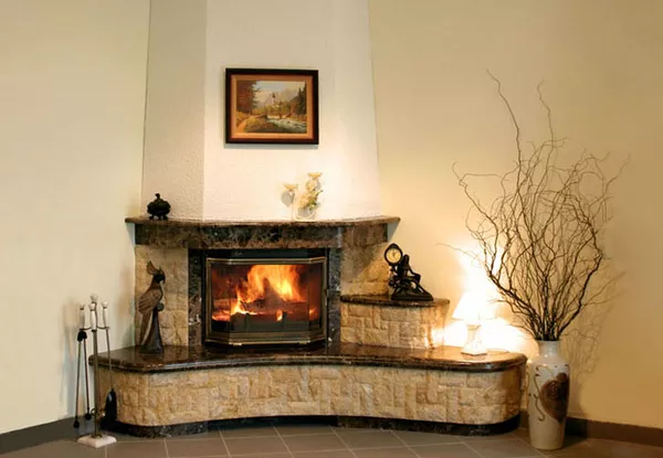 Камин из Мрамора. Камин из мрамора Киев. Камин из мрамора в интерьере. Интерьер. 4