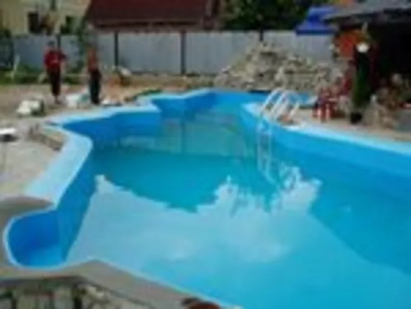 Бассейны строительство. Строительство бассейнов. Строительные работы ландшафт 2