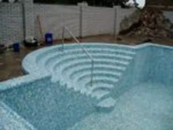 Бассейны строительство. Строительство бассейнов. Строительные работы ландшафт 5