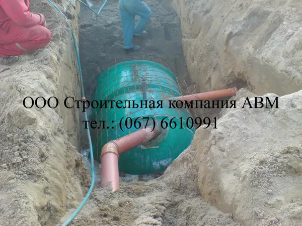 Автономная канализация,  септик,  дренаж,  выгребные ямы... 3