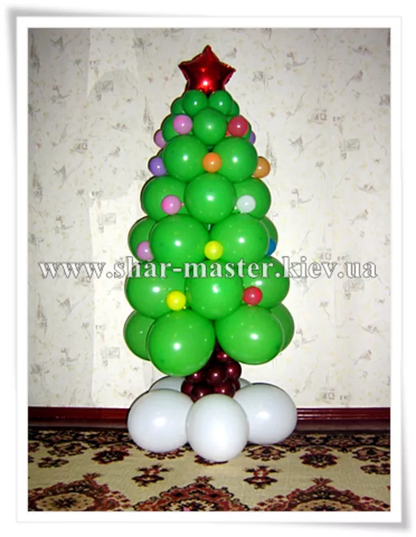 Воздушные шары на Новый год Киев,  гелиевые шарики на Новый год.