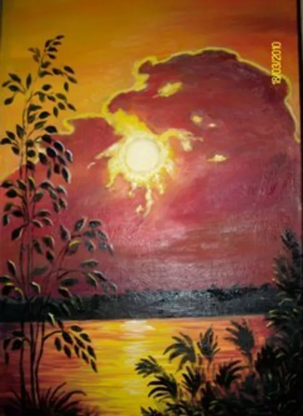 Декоративная роспись стен и потолков домов 4