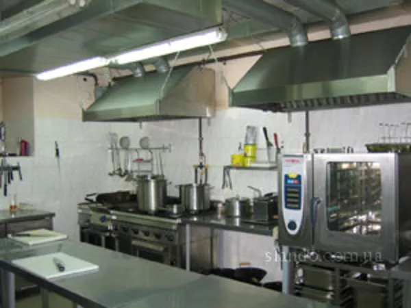 Вентиляция в кафе, ресторане на кухне Киев