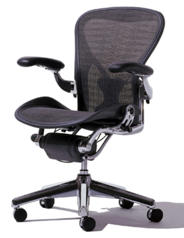 Herman Miller Aeron, Polished Aluminum кресло 2