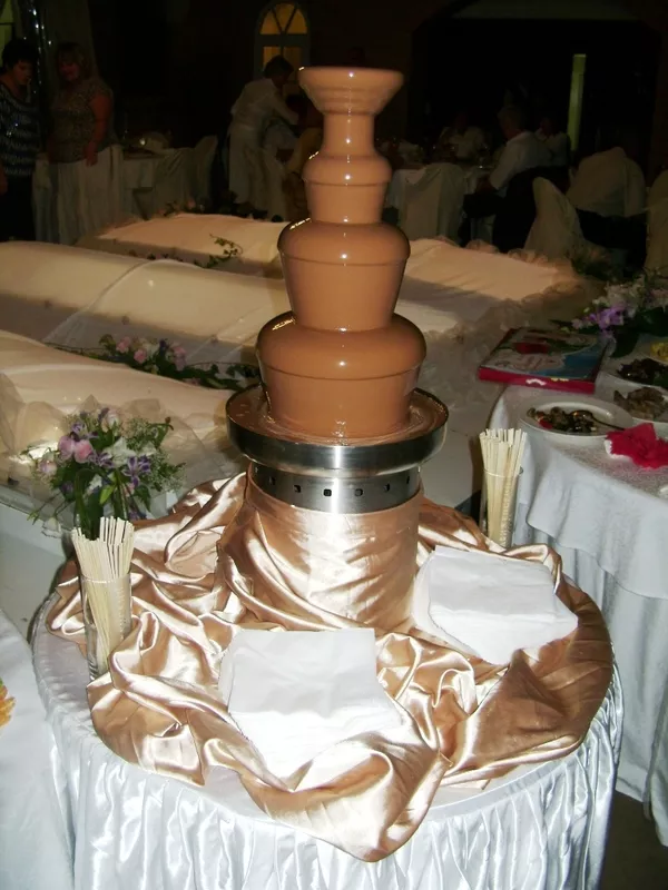 Аренда шоколадного фонтана на свадьбу 