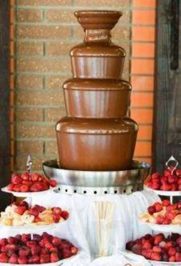 Шоколадный фонтан украсит любое торжество: день рождения,  свадьбу,  дет