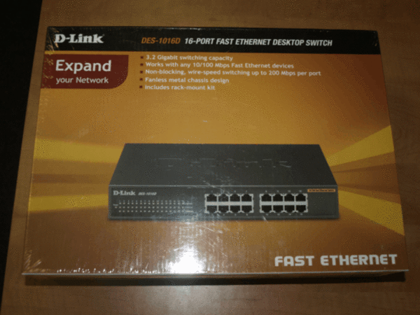 Коммутатор D-Link DES-1016D 16port 10/100BaseTX RM