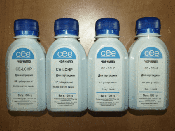 Чернила HP Universal,  (CE-CCHP),  100 г,  cyan,  CEE