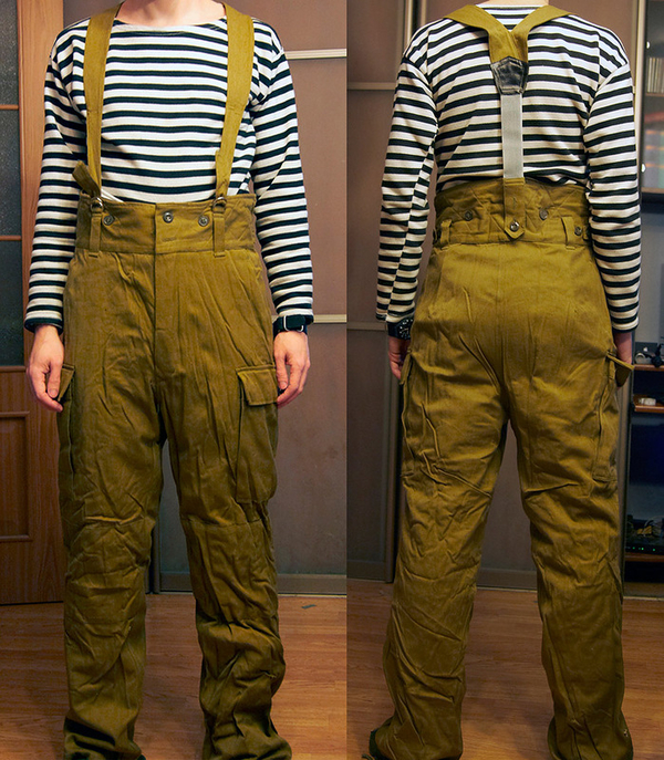 Штаны ватные военные (северные), пояс завышенный