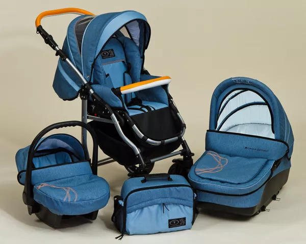 Универсальная коляска Dada Paradiso Group(DPG) Denim 2в1 джинс 6