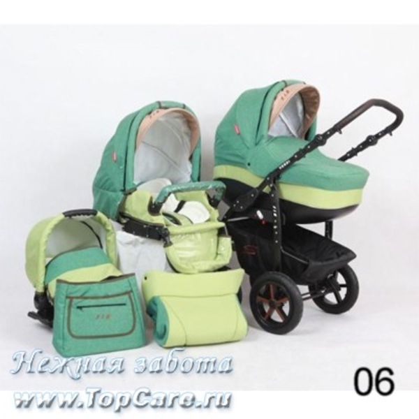 Универсальная коляска Verdi FIO S-Line(лен, кожа) 5